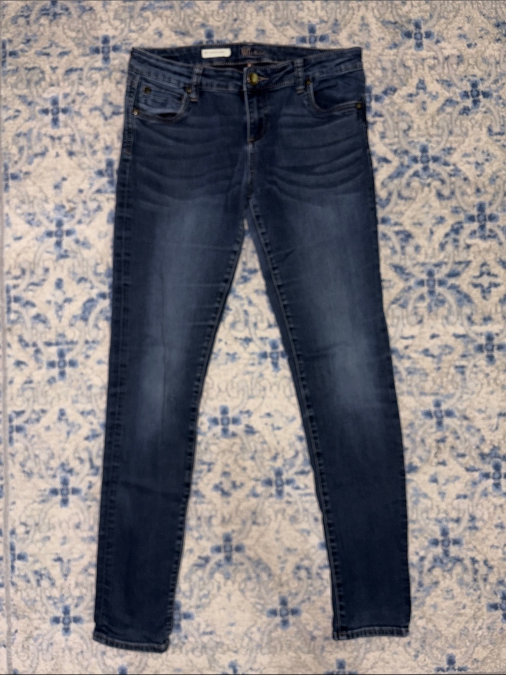 Kut from the Kloth Women's Straight Leg Jeans - Dark Blue